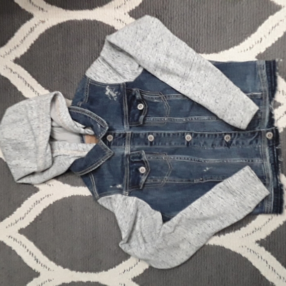Other - Hollister distressed jean jacket S
